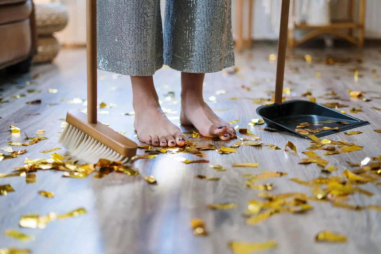 Reinigung nach Airbnb-Partys