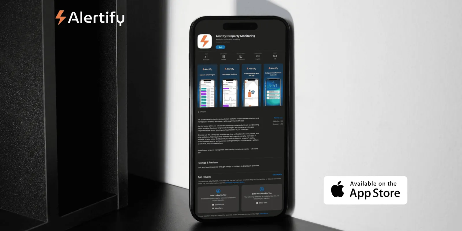 Neu: die Alertify Immobilienüberwachungs-App