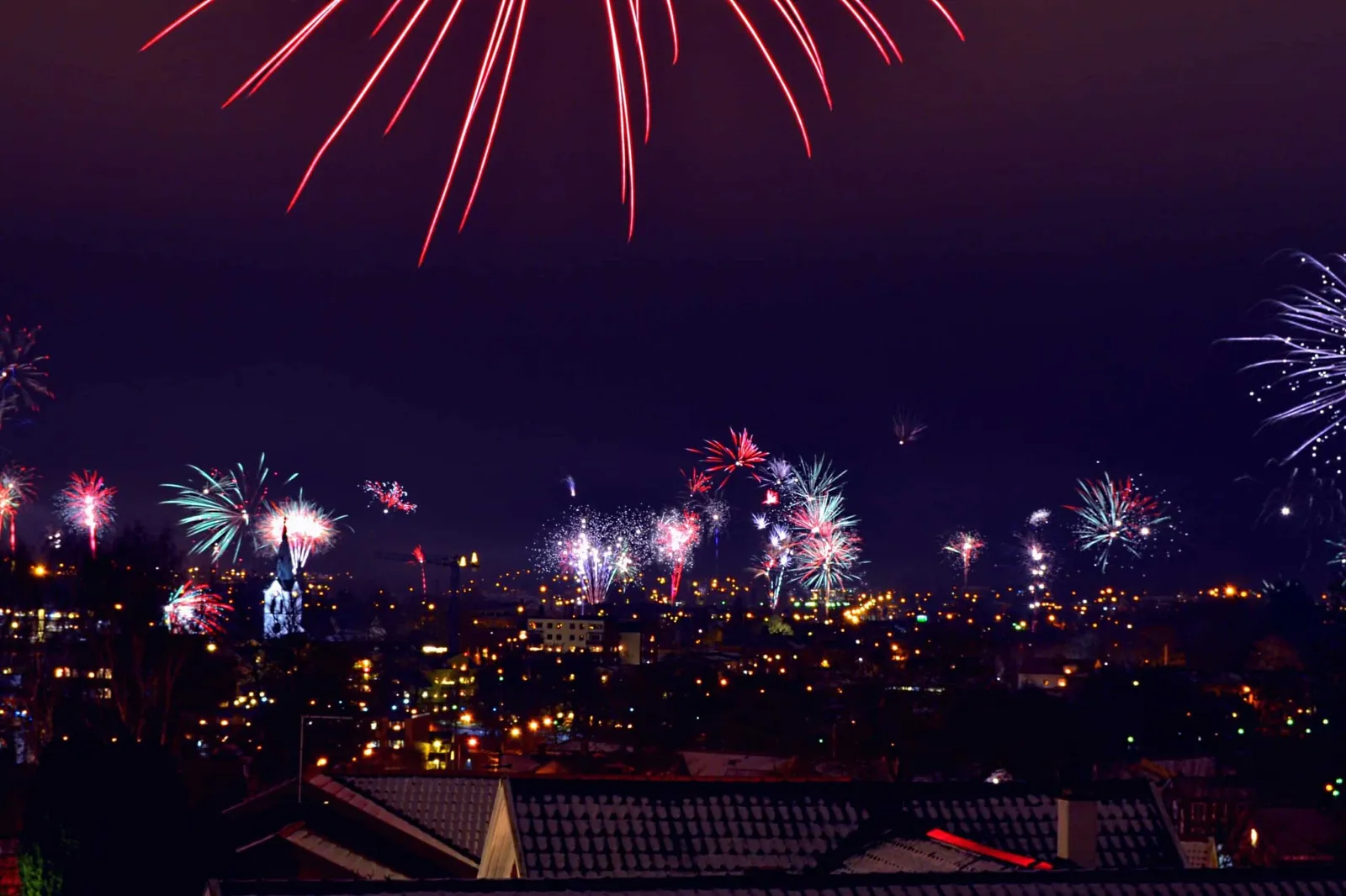 Silvesterlärm durch Feuerwerk