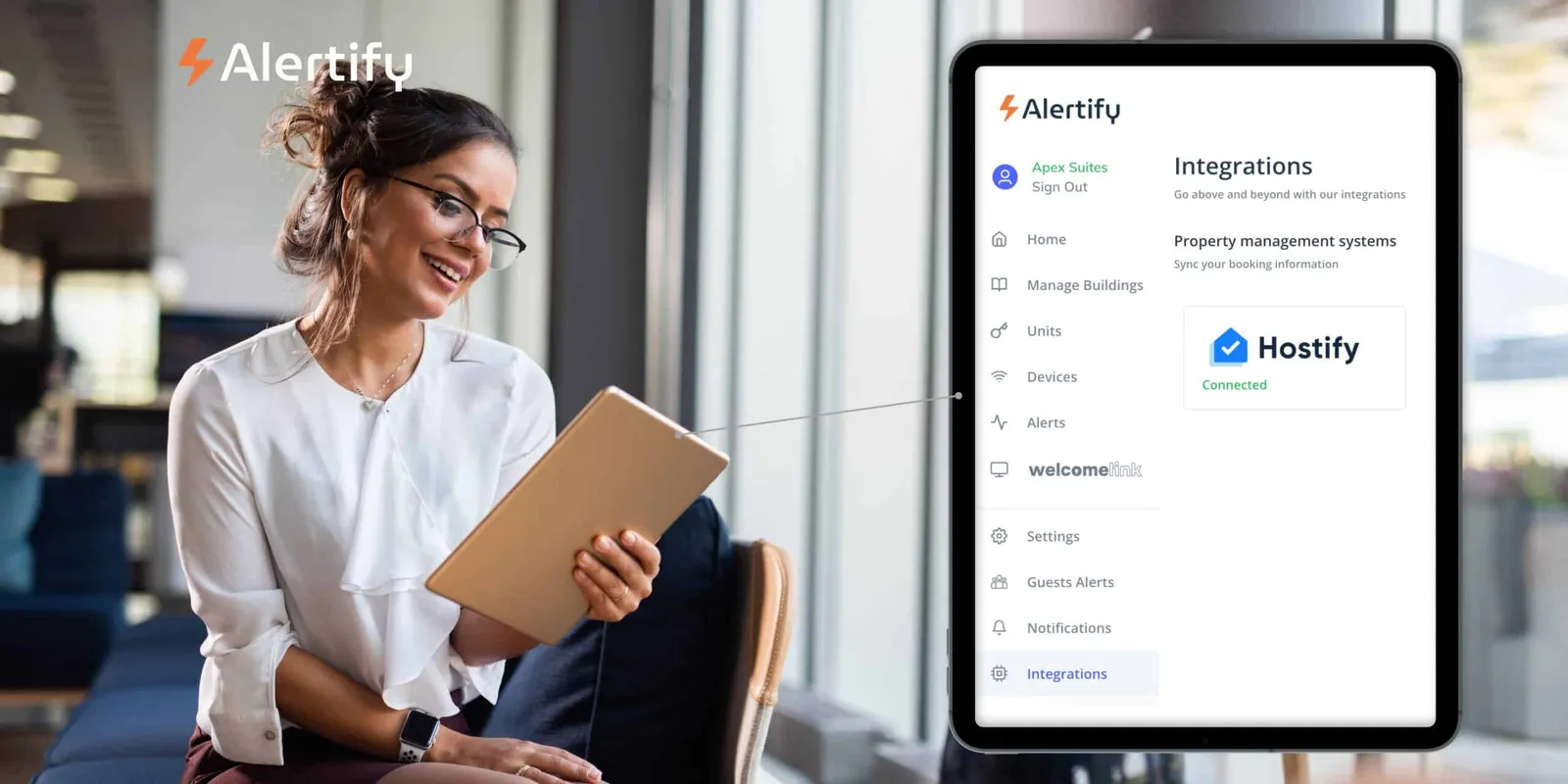 Die nahtlose Integration von Alertify mit Hostify