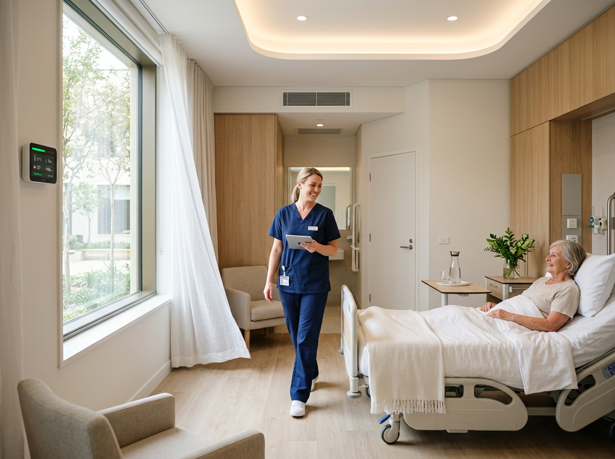 Luftqualitätsmonitore für Krankenhäuser in OPs, auf Intensiv- und Patientenstationen